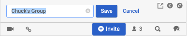 Edit the name of a personal chat room
