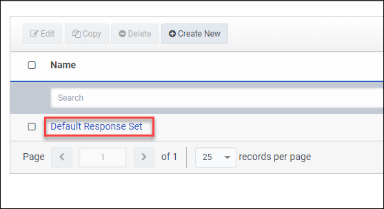 figure shows where to click an entry name to  open it for editing