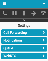 Settings section