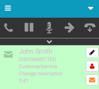 Email interaction disconnected