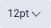 The Font sizes button that a user accesses to determine the font size for text