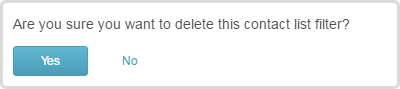 Figure shows the delete confirmation box and selecting to confirm the delete operation.