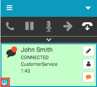 Icon indicating that screen share is active