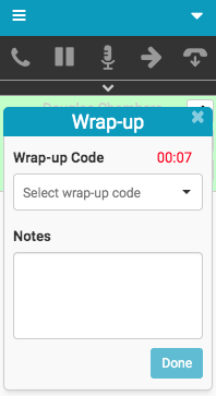 Wrap-up window