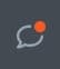 A Genesys Cloud chat icon that shows a badgle to indicate a new chat message