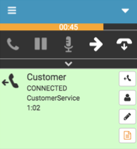 Outbound dialing interaction number connected with timer