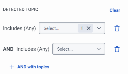 Detected topic