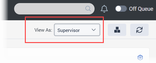 Option to enable the supervisor view