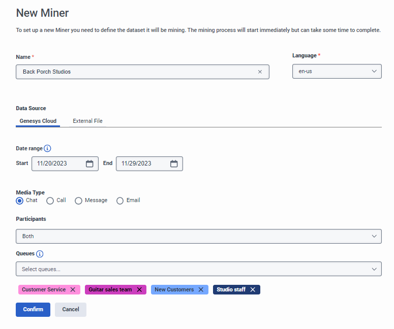 New Topic Miner