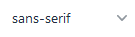 font style changing icon