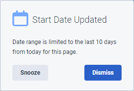 Start date updated