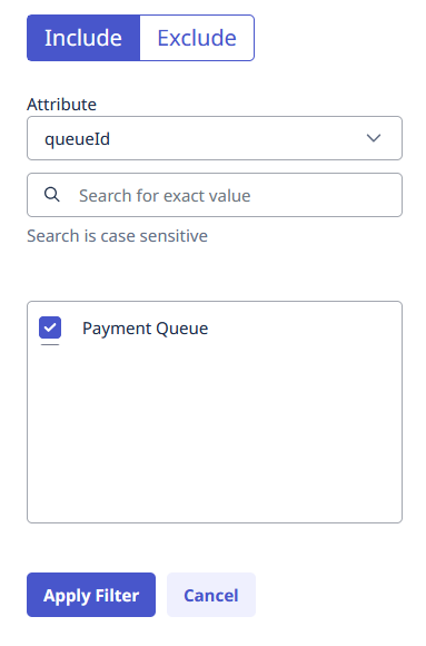 ACD event filter