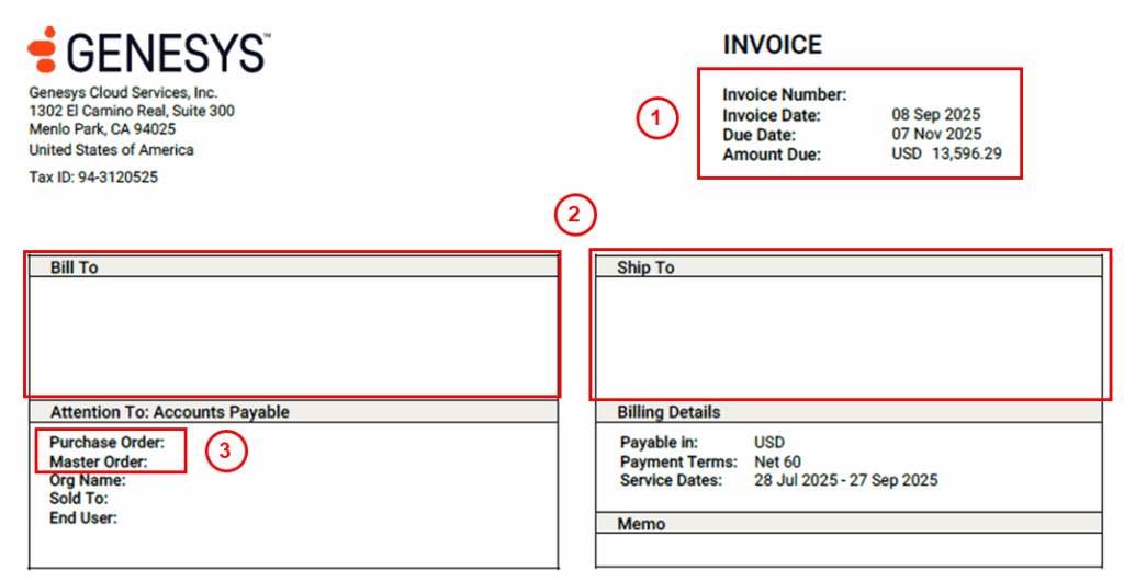 Invoice Header