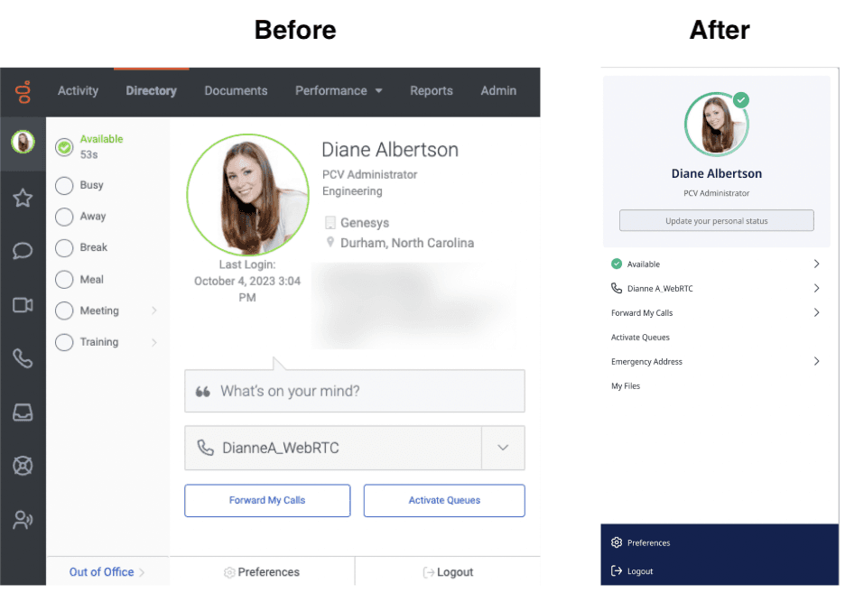 new navigation experience